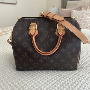 Louis Vuitton Speedy Monogram 25 Bandoliere